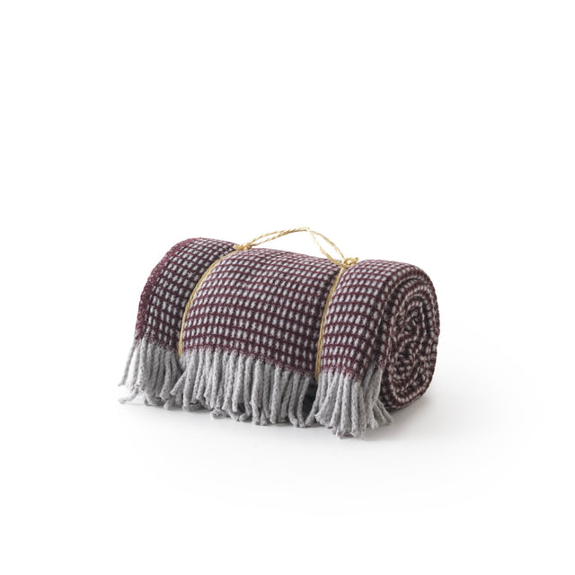 Manta Uniwaffle Púrpura