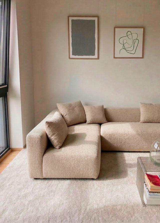 Sofá Bard L2 en ambiente de estilo nórdico