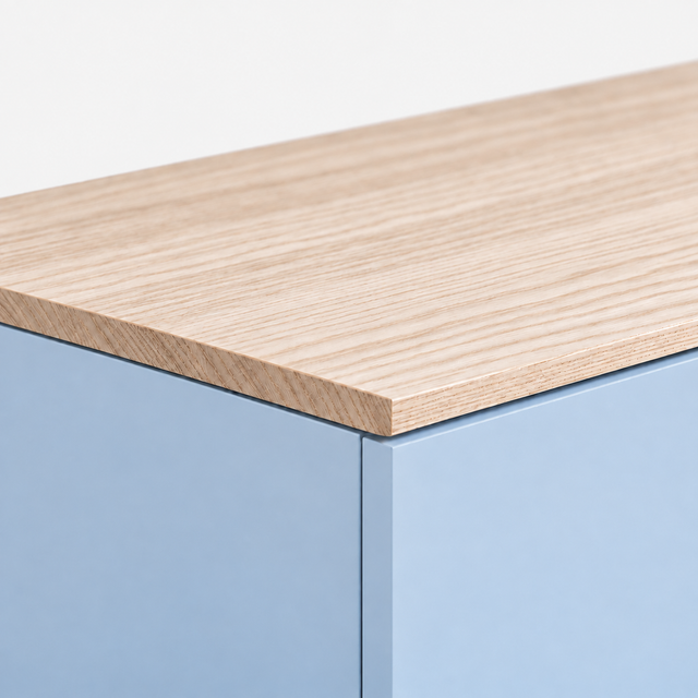 Nolla 200 Cream & Wood TV Unit