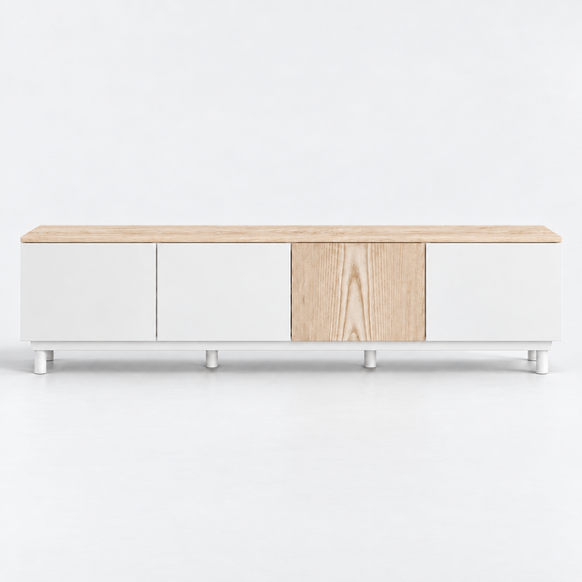 Mueble TV Nolla 200cm Natural Nordico