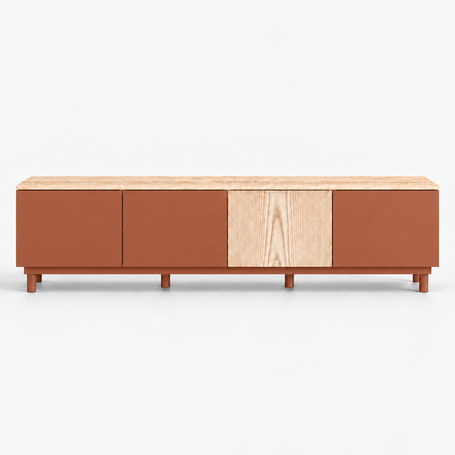 Mueble TV Nolla 200cm Natural Nordico