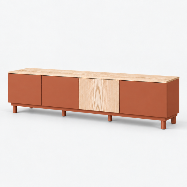 Mueble TV Nolla 200cm Natural Nordico