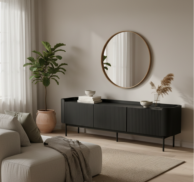 Mueble TV Willa 180 Negro