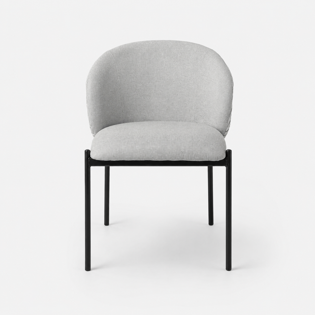 4x chaises de salle à manger Faina grises "Slowpop"