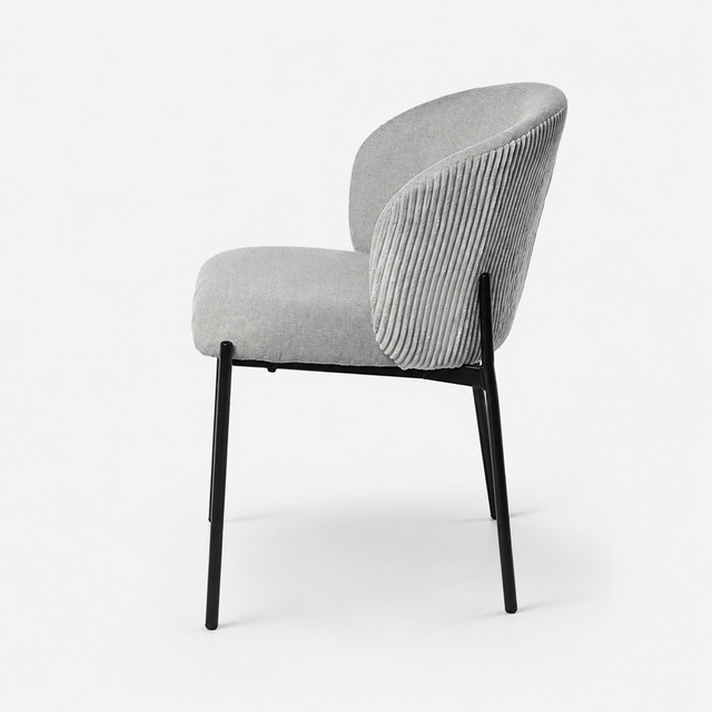 4x chaises de salle à manger Faina grises "Slowpop"