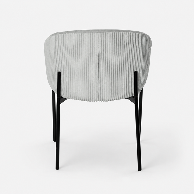 4x chaises de salle à manger Faina grises "Slowpop"
