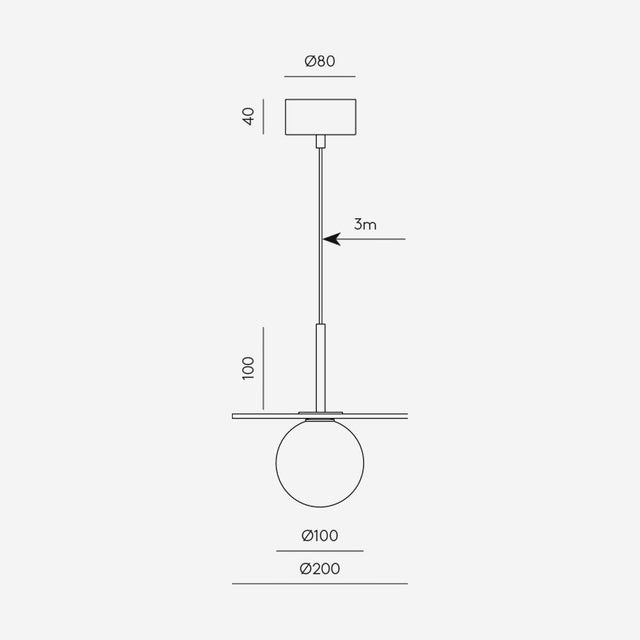 Medidas Lámpara colgante Mir Aromas del Campo Slowdeco