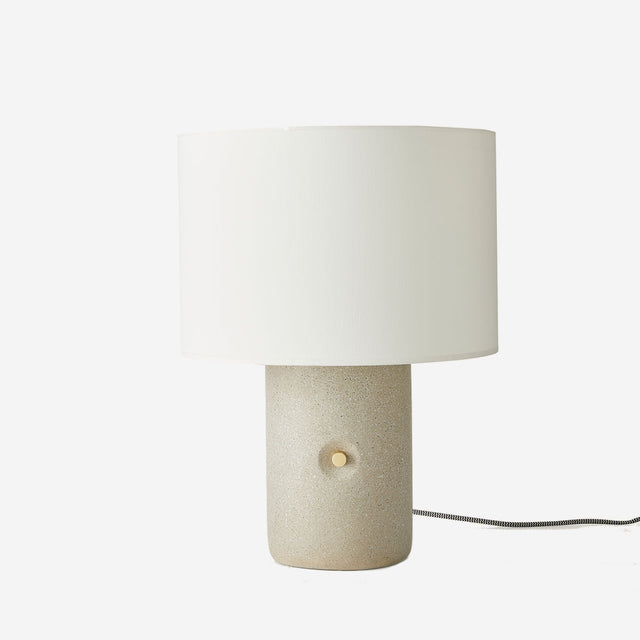 Vista frontal Lámpara sobremesa Sand terrazo gris Aromas del Campo Slowdeco